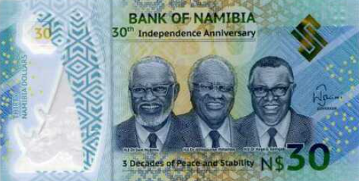 PN18 Namibia 30 Dollars Year 2020 (Comm.)